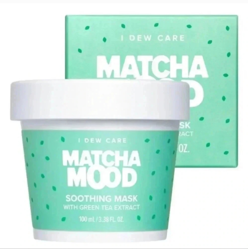 I Dew Care Matcha Mood🫧 Soothing Mask with Green Tea Extract NIB NEW IN BOX - Picture 4 of 16